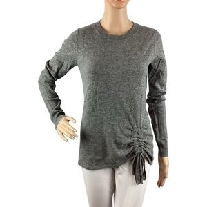 Autumn Cashmere 100% Cashmere Sweater Size S Gray